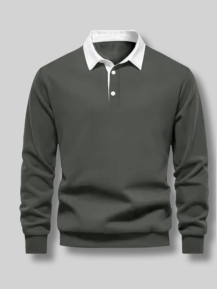 Vince | Casual Long Sleeve Polo