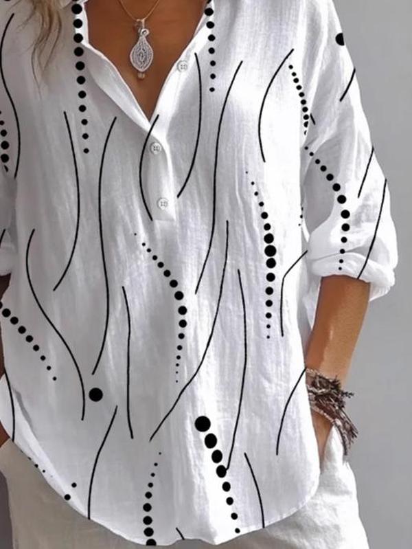 Reyes | Basic White Long Sleeve Top