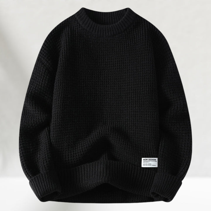 Timo | Round Neck Knitted Sweatshirt
