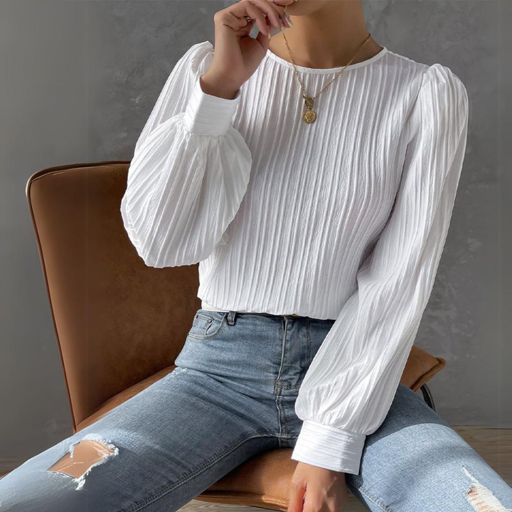 Selene | Casual Chic Solid Colour Blouse