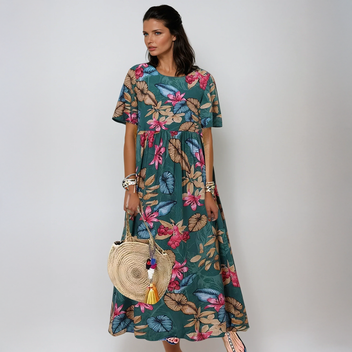 Kiri | Graceful Summer Bloom Dress