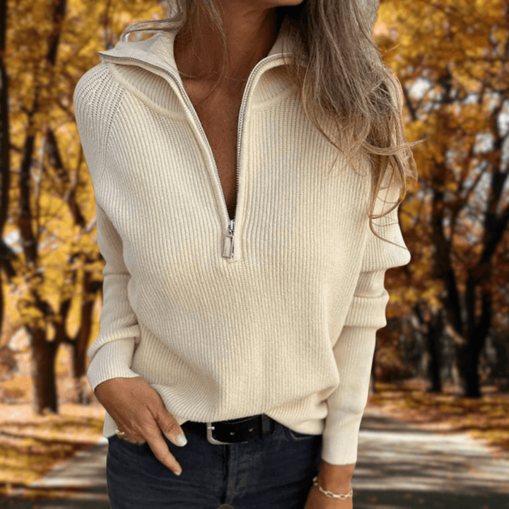 Enara™ | Timeless Knit Sweatshirt