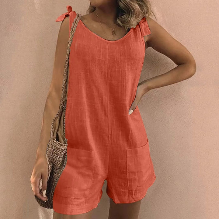 Maia | Tie Shoulder Pocket Playsuit