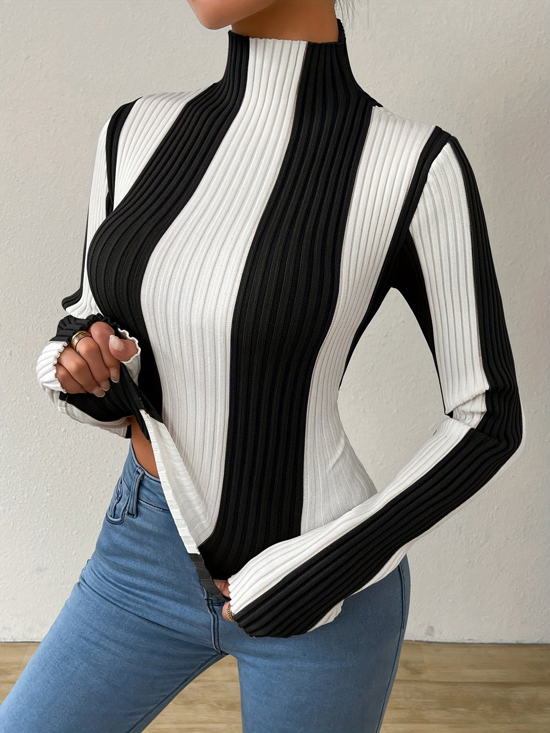 Mahora | Chic Slim-Fit Knit Pullover