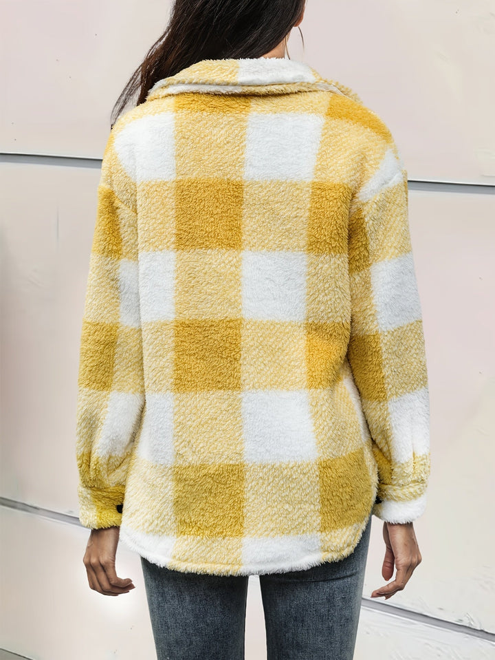 Thaya | Stylish Fleece Oversized Jacket