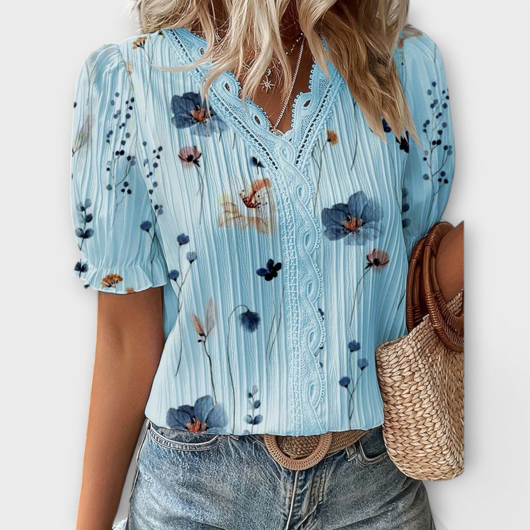 Emily | Fashionable Blouse with V-Neck