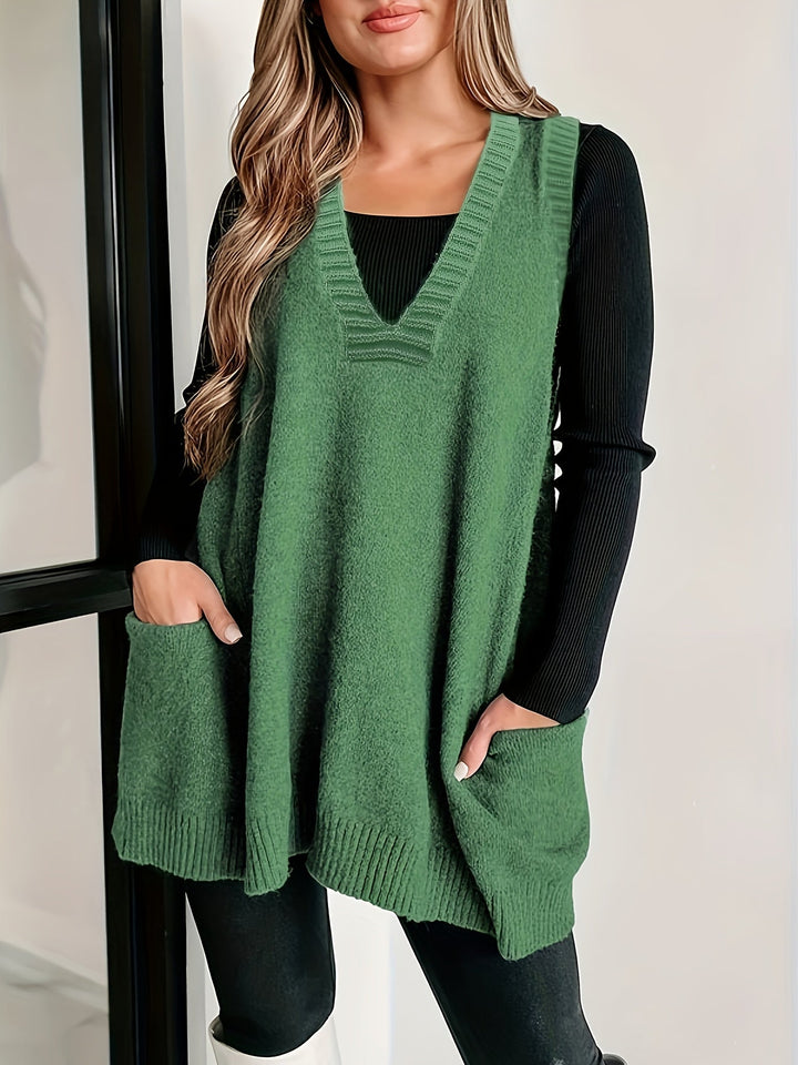 Helen | Casual V-Neck Vest