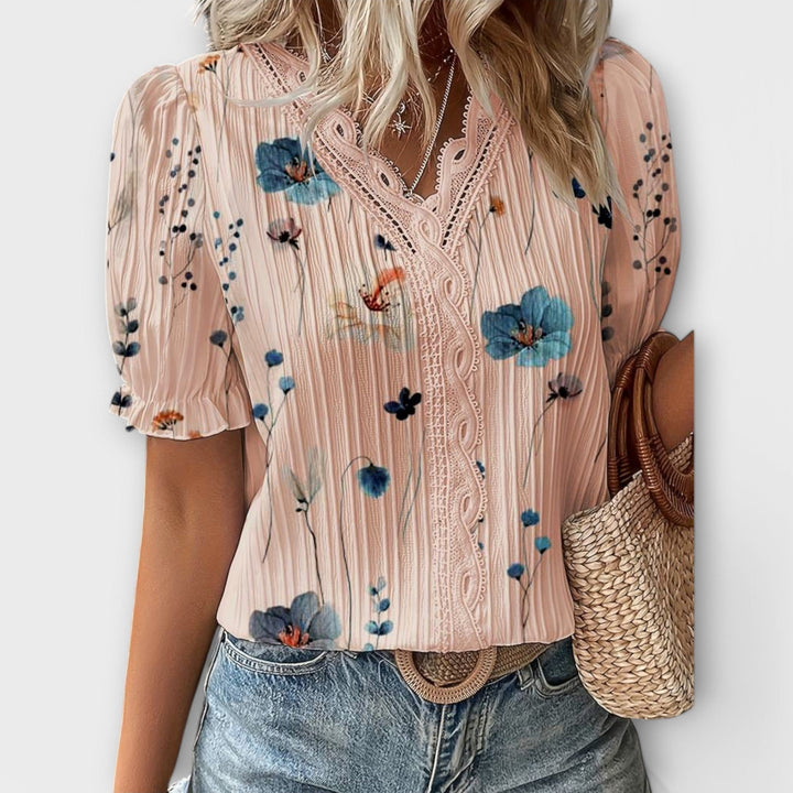 Emily | Fashionable Blouse with V-Neck