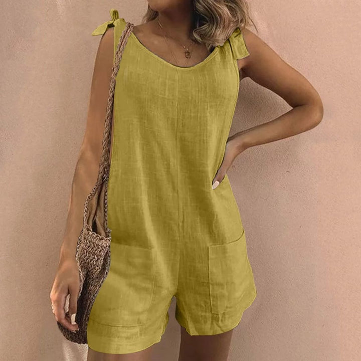 Maia | Tie Shoulder Pocket Playsuit