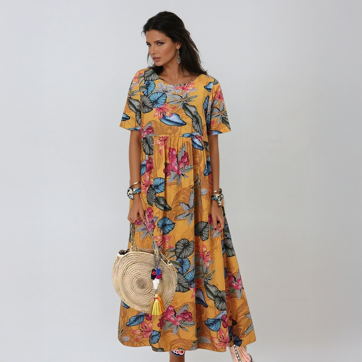Kiri | Graceful Summer Bloom Dress