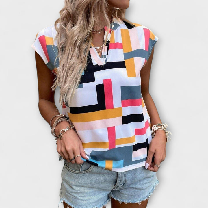 Chloe | Short Sleeve Blouse