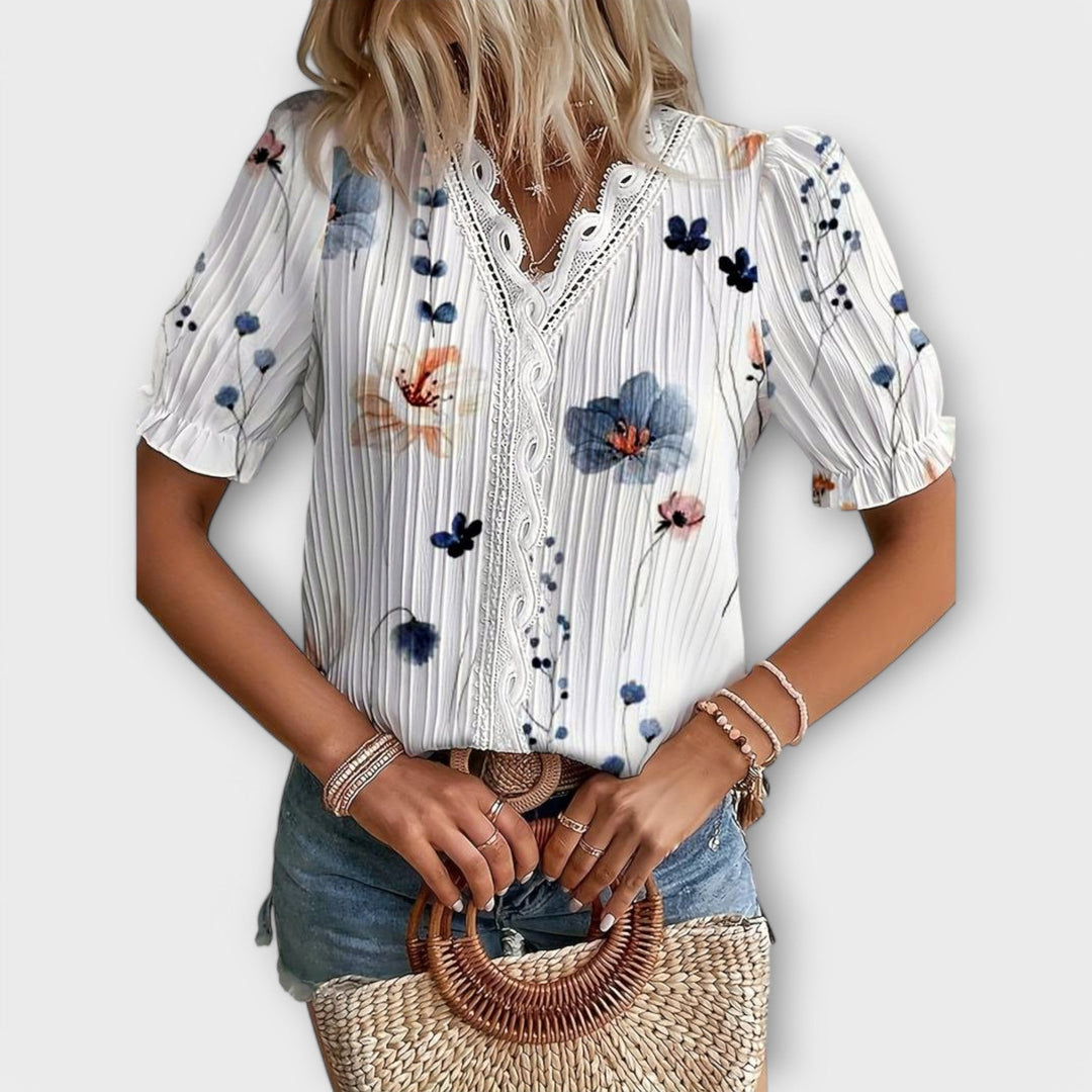 Emily | Fashionable Blouse with V-Neck