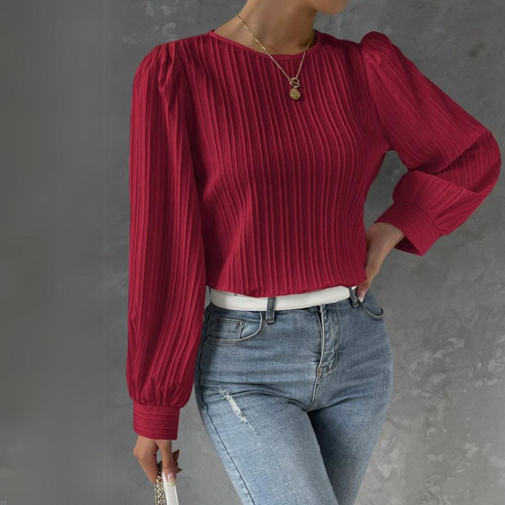 Selene | Casual Chic Solid Colour Blouse