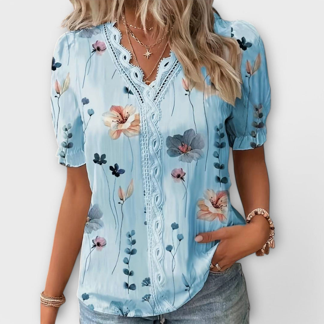 Emily | Fashionable Blouse with V-Neck