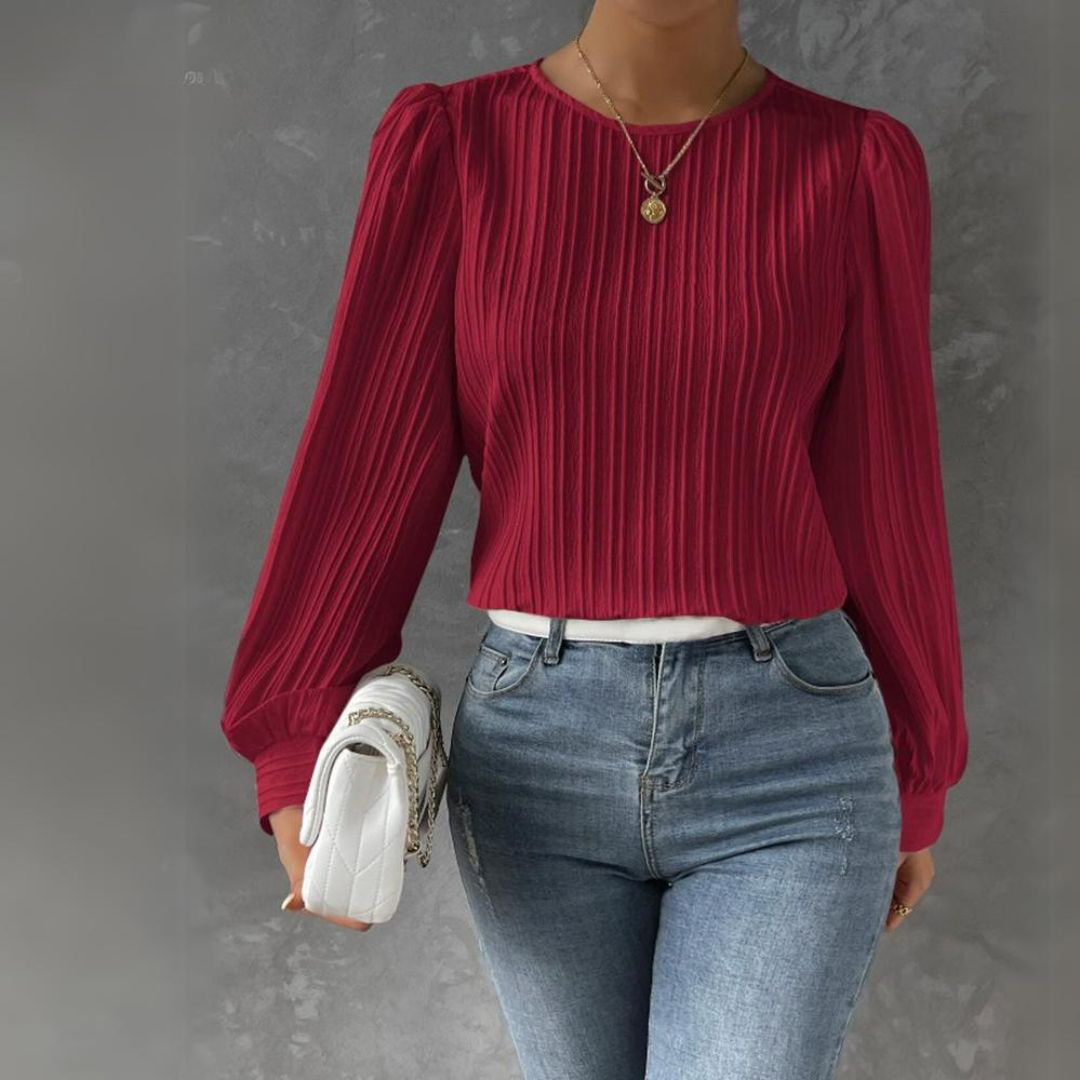 Selene | Casual Chic Solid Colour Blouse