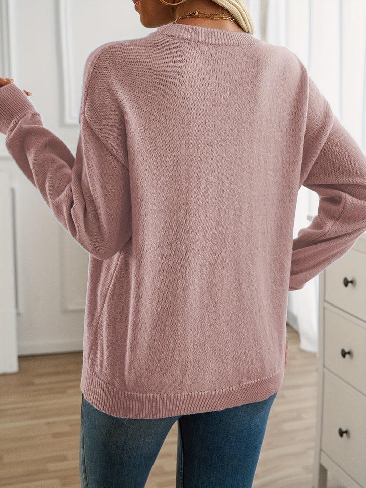 Diana | Long Sleeve Crew Neck Sweater