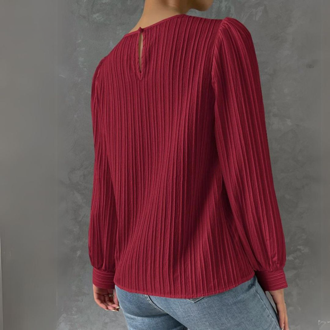Selene | Casual Chic Solid Colour Blouse