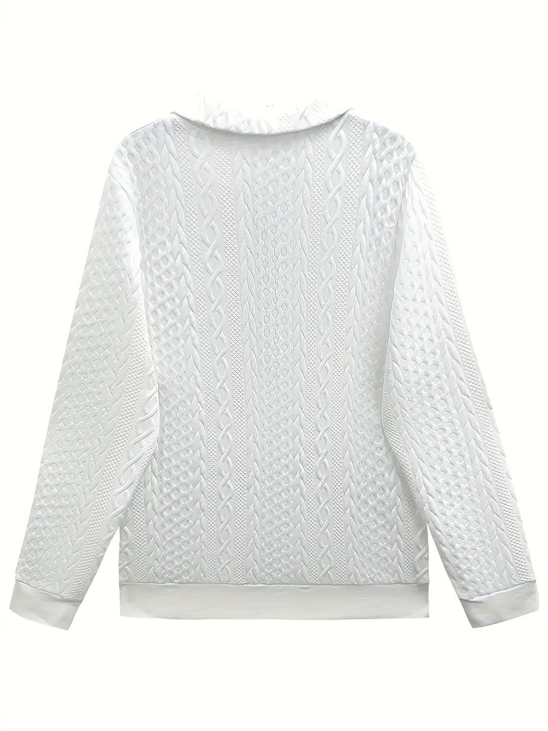 Diane | Chic Long Sleeve Zip Sweatshirt