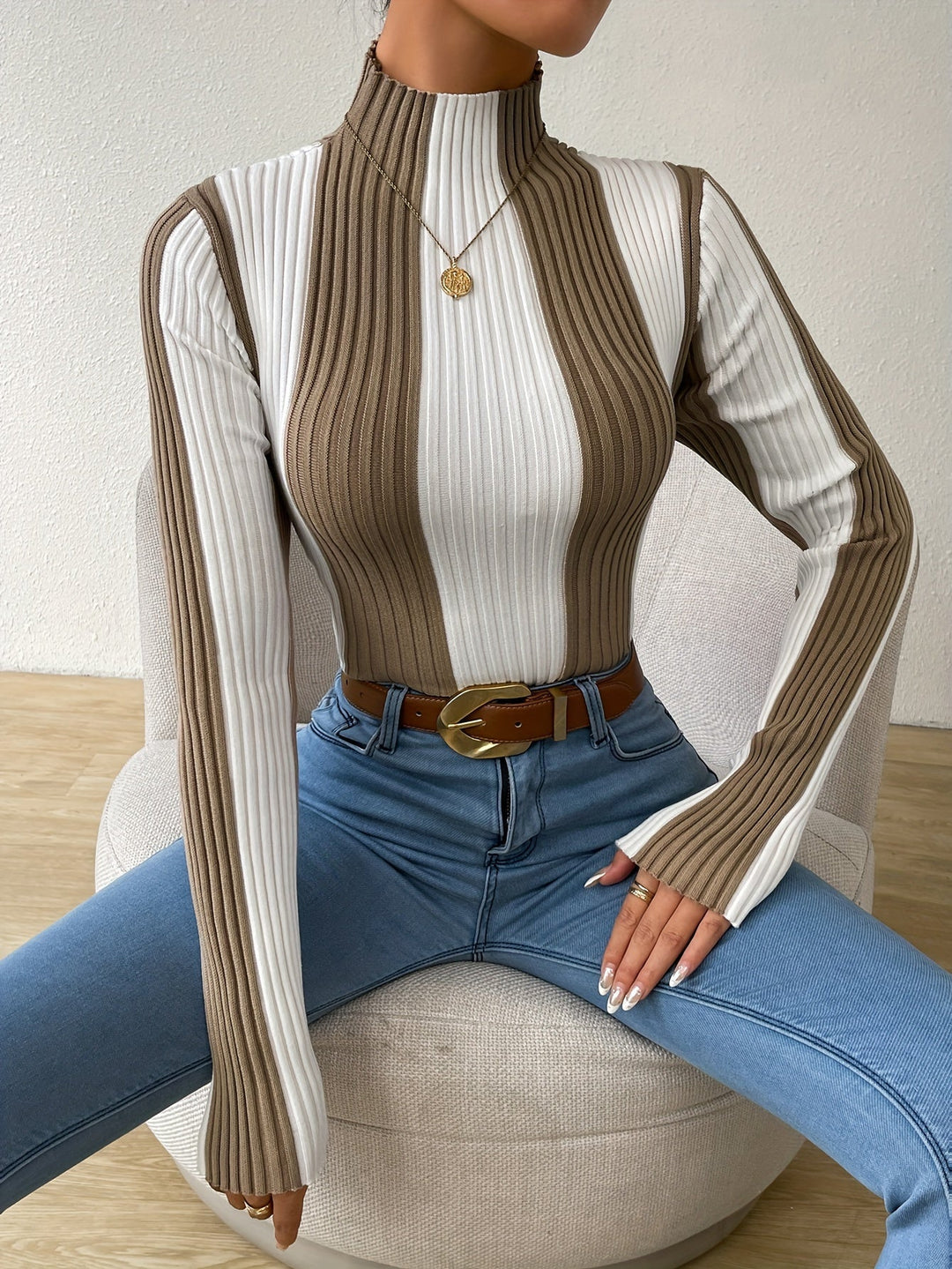 Mahora | Chic Slim-Fit Knit Pullover