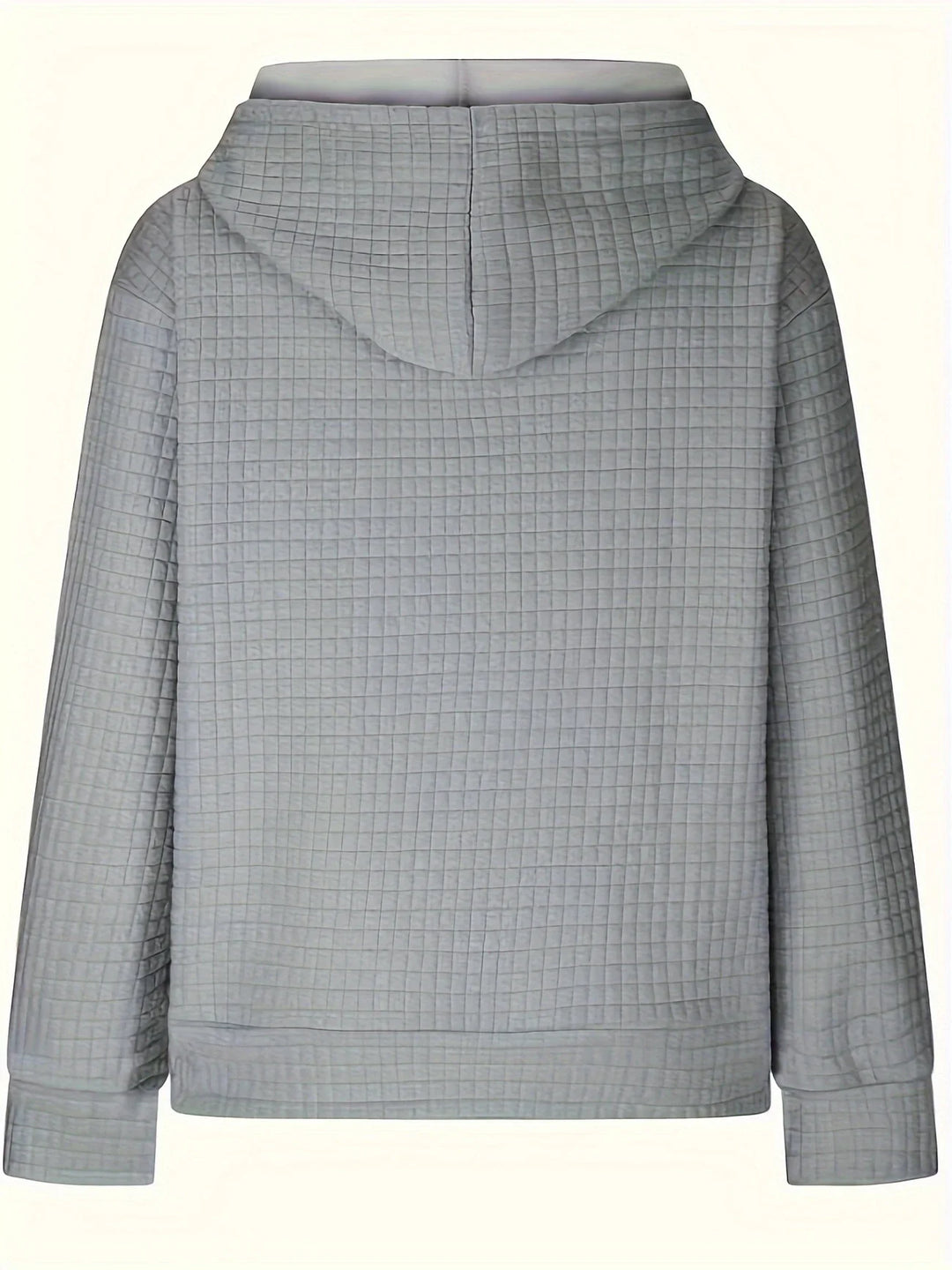 Maika | Textured Full-Zip Sweatshirt Hoodie