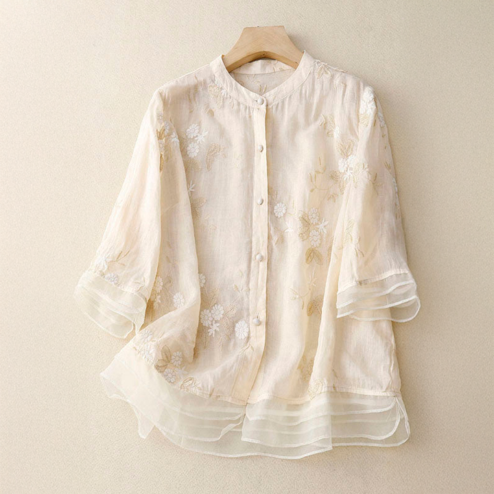 Ruana™ | Elegant Embroidered Blouse