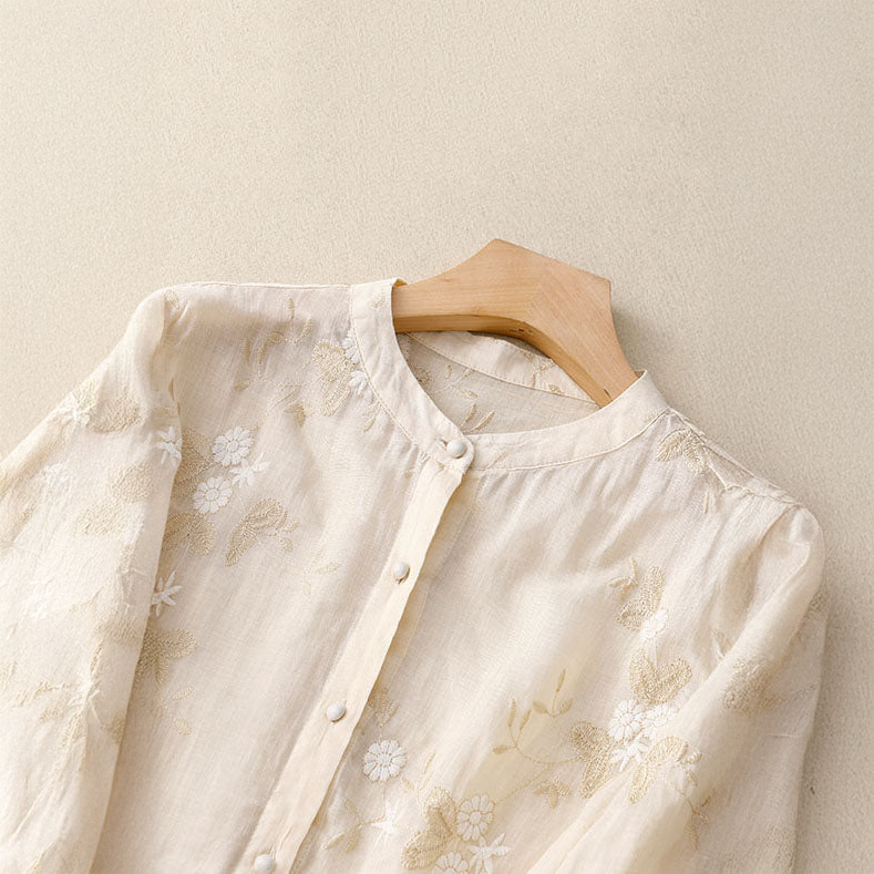 Ruana™ | Elegant Embroidered Blouse