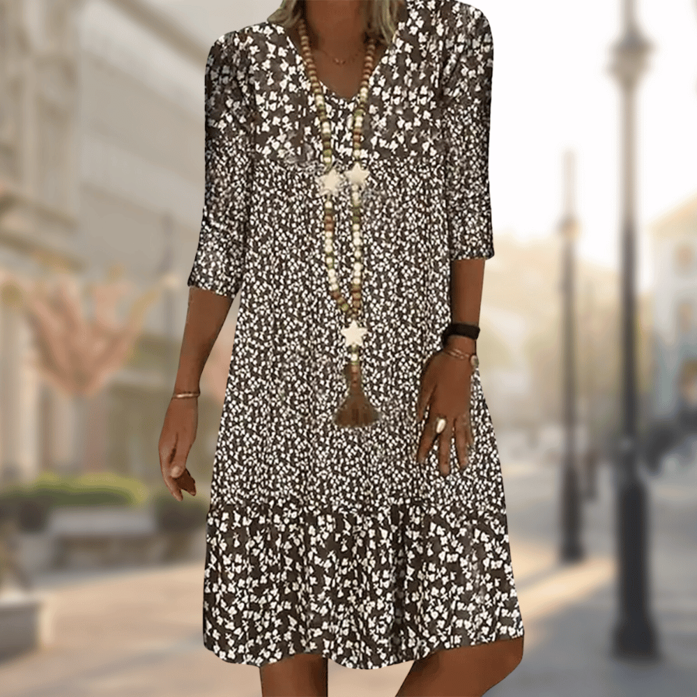 Lara | ELEGANT DRESS WITH PRINT