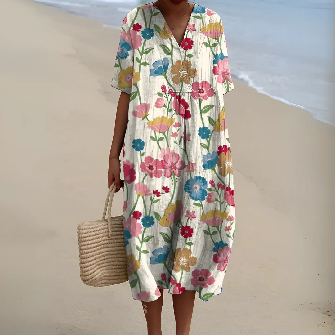 Elsie | Bloomfield Garden Midi Dress