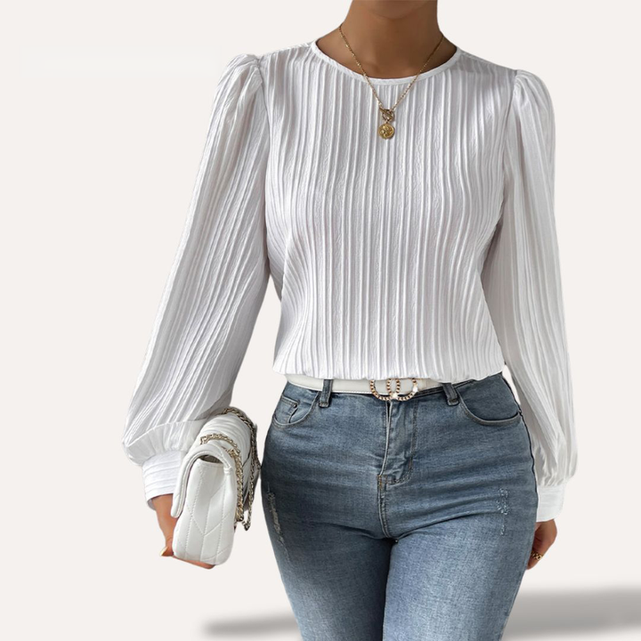 Selene | Casual Chic Solid Colour Blouse