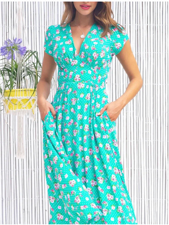 Elodie | Button-Front Midi Dress