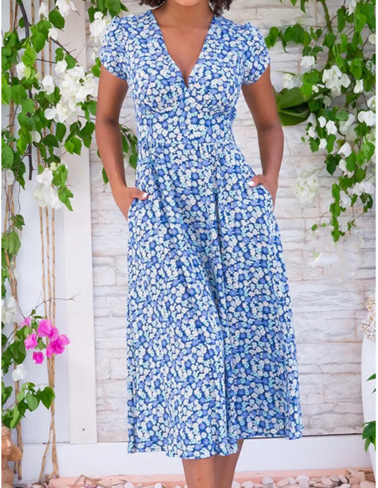 Elodie | Button-Front Midi Dress
