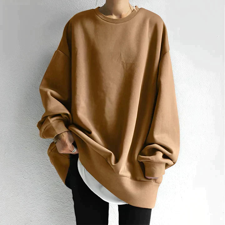 Makani | Oversized Round Neck Sweatshirt