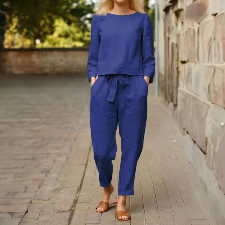 Tiana | The Perfect Cotton Solid-Colour Classic Two-Piece Set