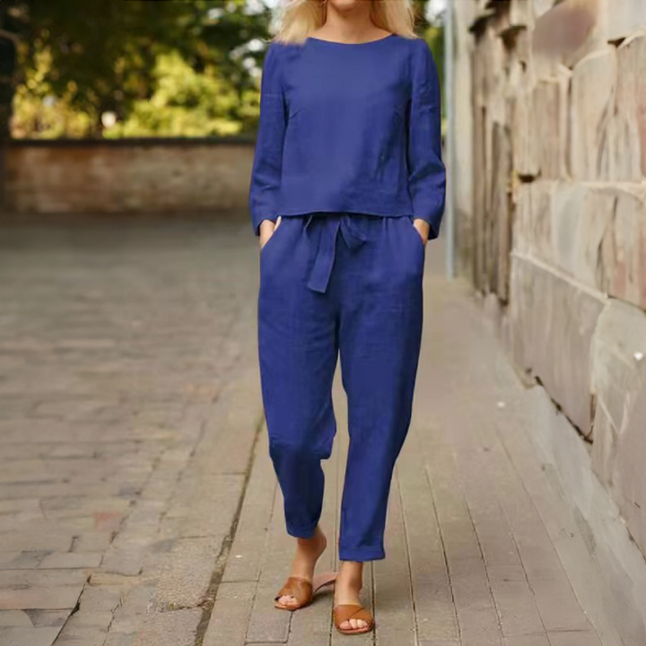 Tiana | The Perfect Cotton Solid-Colour Classic Two-Piece Set