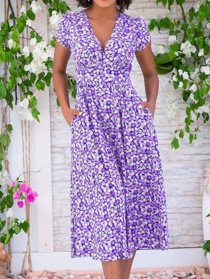 Elodie | Button-Front Midi Dress