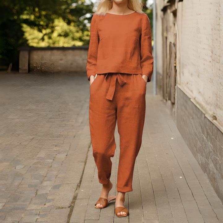 Tiana | The Perfect Cotton Solid-Colour Classic Two-Piece Set