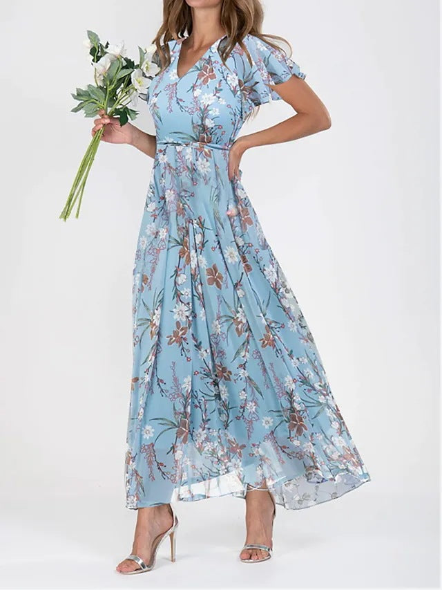 Ellis | Elegant Tummy-Covering Maxi Dress