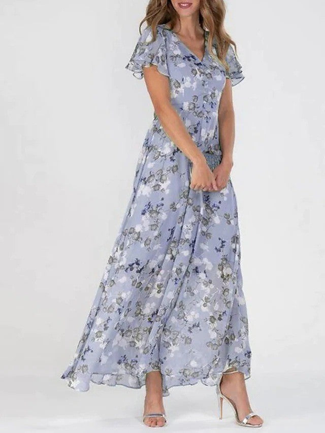 Ellis | Elegant Tummy-Covering Maxi Dress
