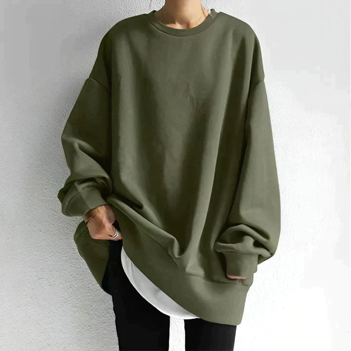 Makani | Oversized Round Neck Sweatshirt