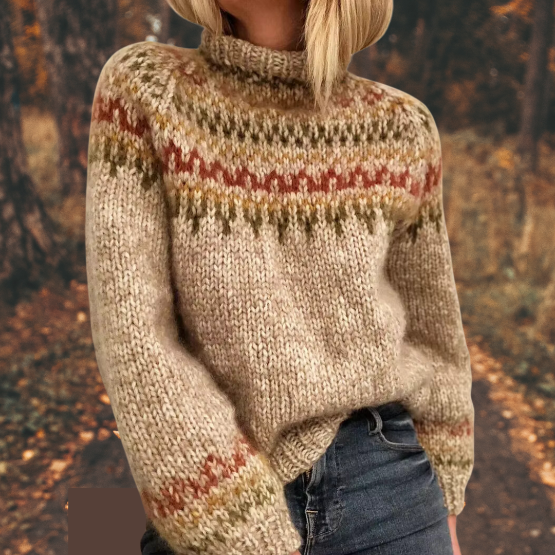 Araciel™ | Casual Women's Nordic Knit Sweater