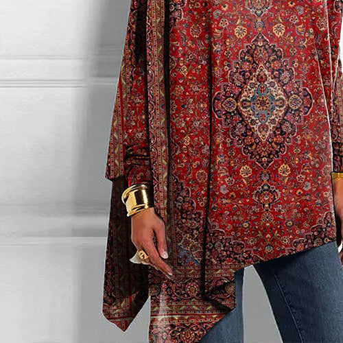 Cary | Attractive Boat Neck Long Sleeve Top