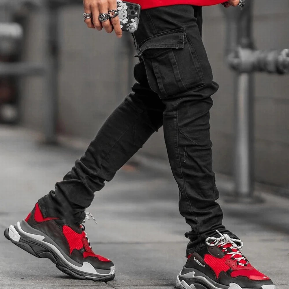 Elliot | Elastic Multi Pocket Jeans