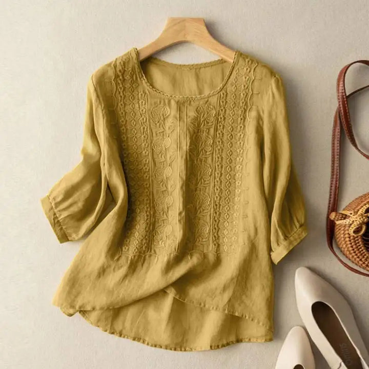 Rosaline | Embroidered Relaxed Blouse