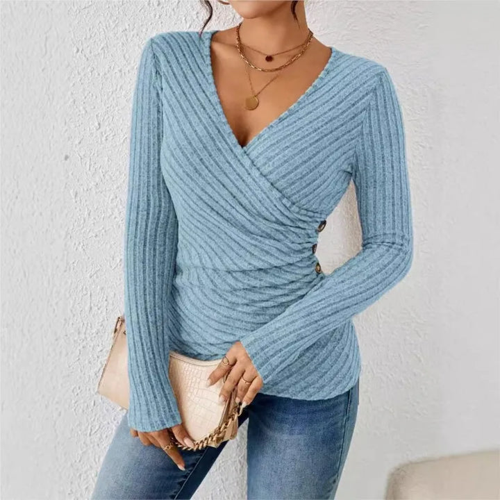 Tehiri | Elegant Tummy Tucking Long Sleeve Top