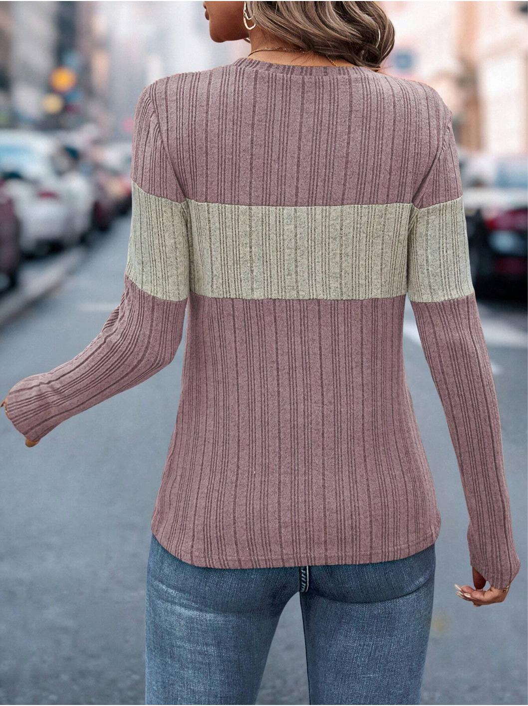 Virena | Casual Blocktone Top