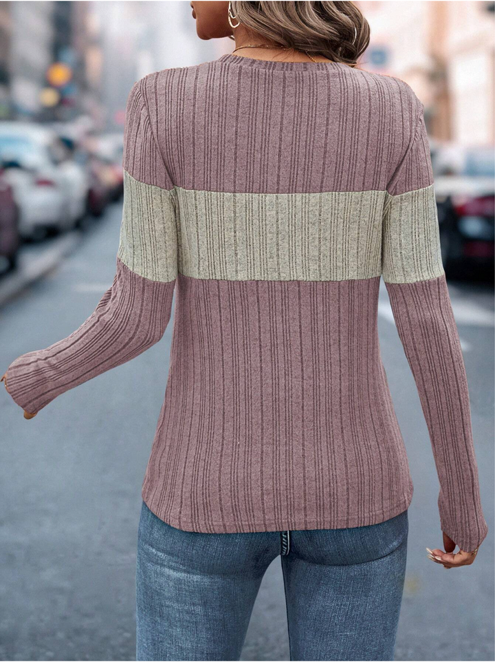 Virena | Casual Blocktone Top