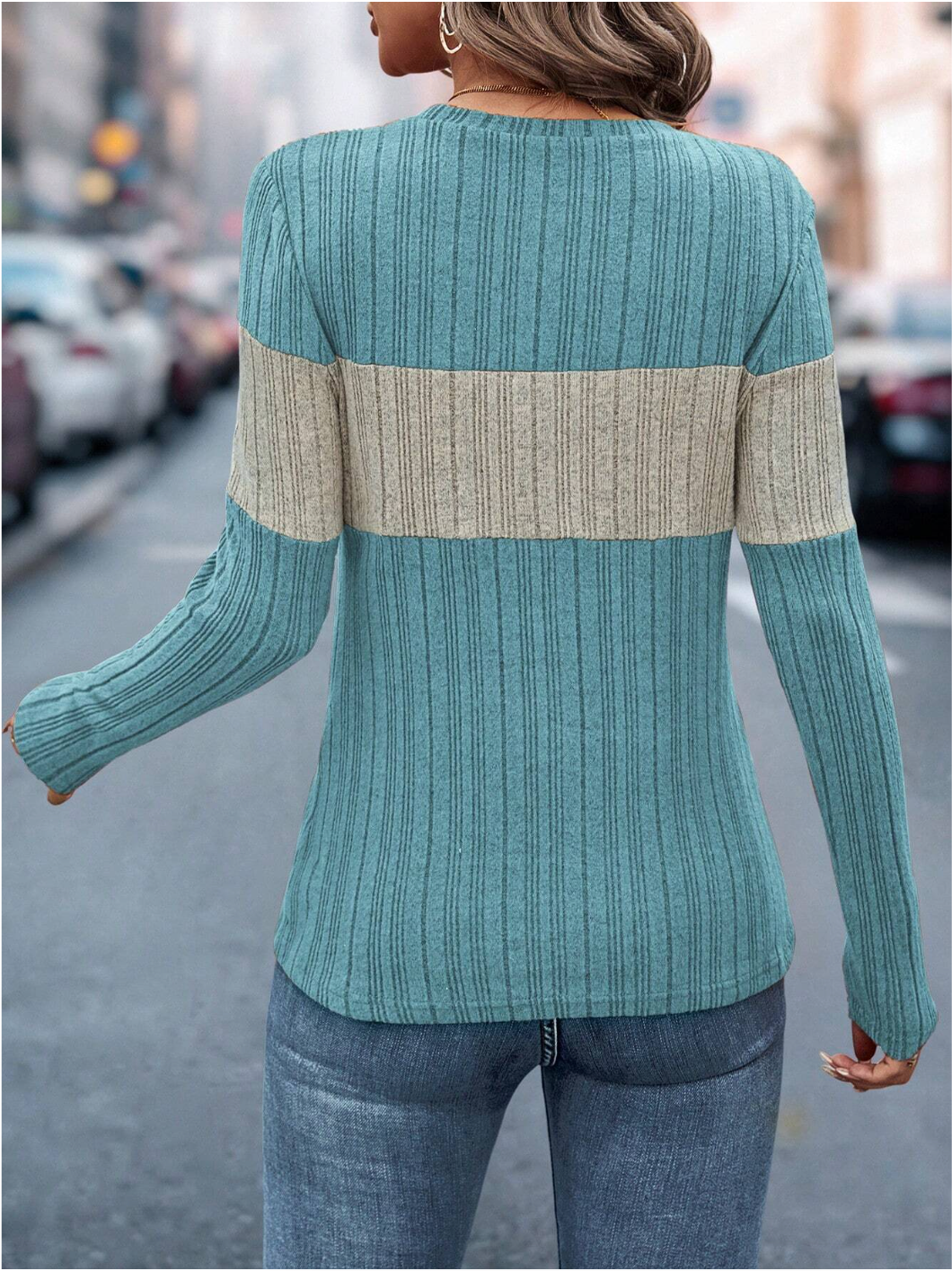 Virena | Casual Blocktone Top