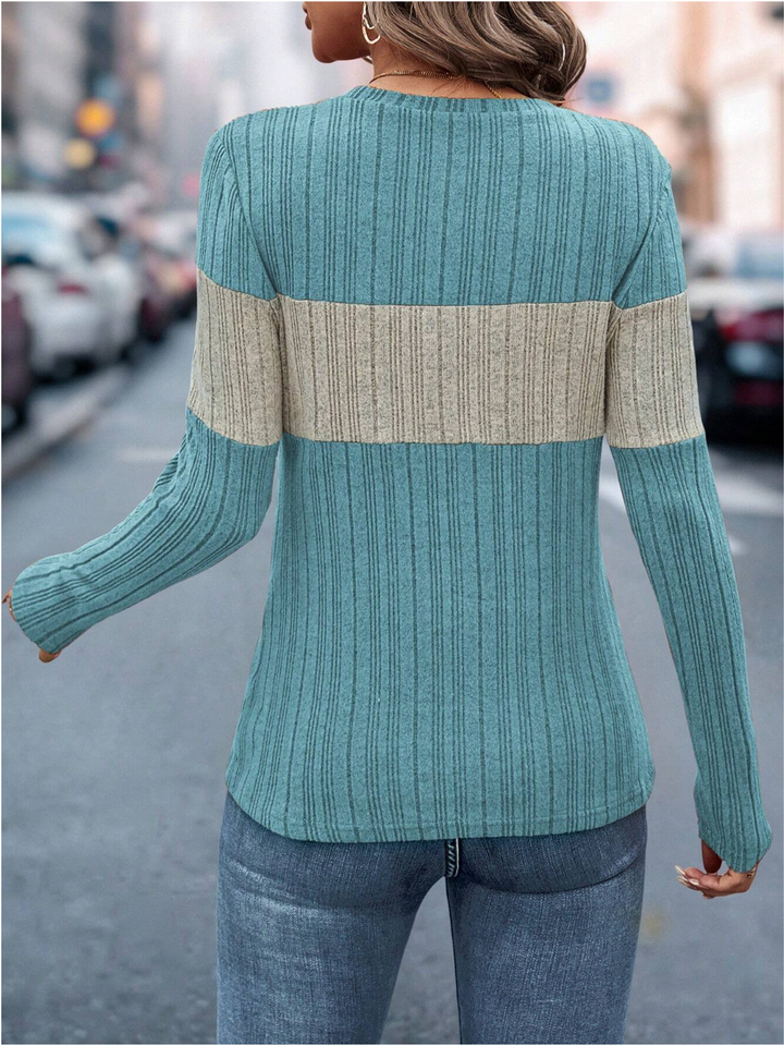 Virena | Casual Blocktone Top
