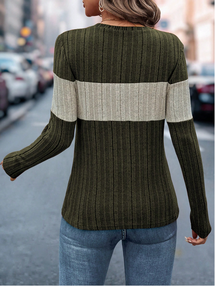 Virena | Casual Blocktone Top