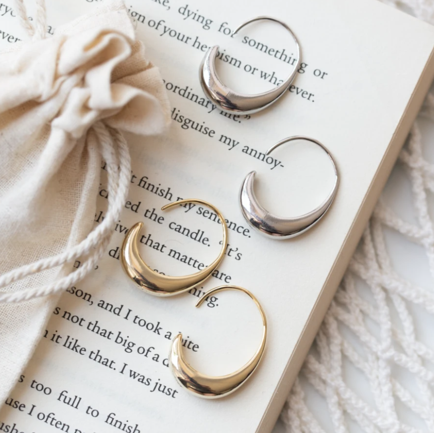 Elegant Gold and Silver Earrings